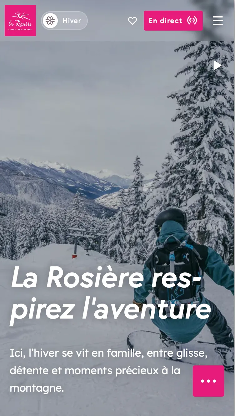 larosiere.net sur mobile